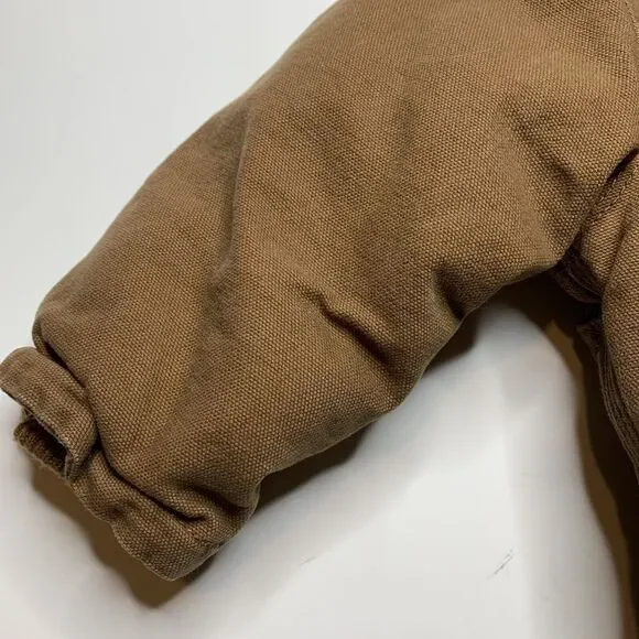 Youth Polar King By Key Brown Fleece Lined Insulated Jacket Toddler Size 4 T